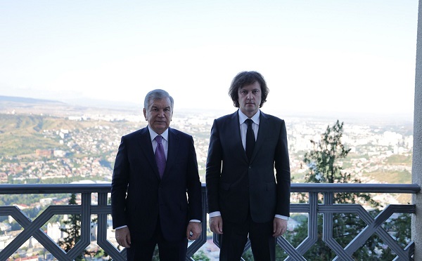 ირაკლი კობახიძემ უზბეკეთის პრეზიდენტს ოფიციალურ ვახშამზე უმასპინძლა