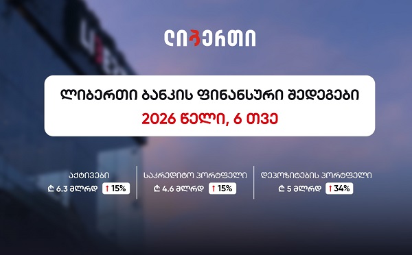 ლიბერთიმ 2026 წლის I ნახევარი სტაბილური ზრდითა და ძლიერი ფინანსური შედეგებით დაასრულა