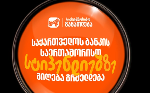 საქართველოს ბანკის საერთაშორისო სასტიპენდიო პროგრამებზე მიღება გრძელდება