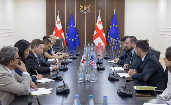ლაშა ავალიანი ამერიკის საელჩოს და ამერიკული ორგანიზაციის „FHI 360“ წარმომადგენლებს შეხვდა