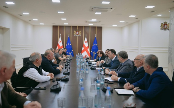 დავით სონღულაშვილი ხილის ექსპორტიორებს შეხვდა