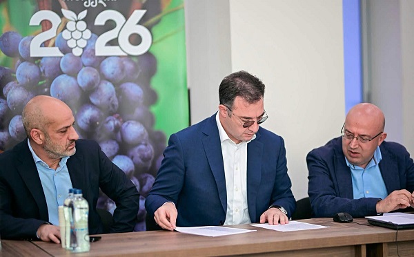 დავით სონღულაშვილი რთველის მიმდინარეობას საკოორდინაციო შტაბში გაეცნო