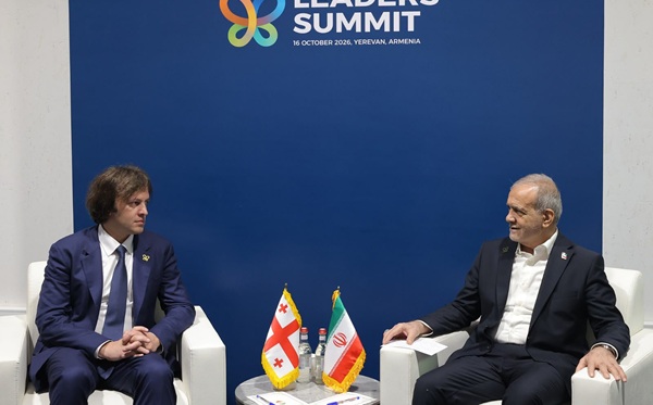 ირაკლი კობახიძე ირანის პრეზიდენტს შეხვდა