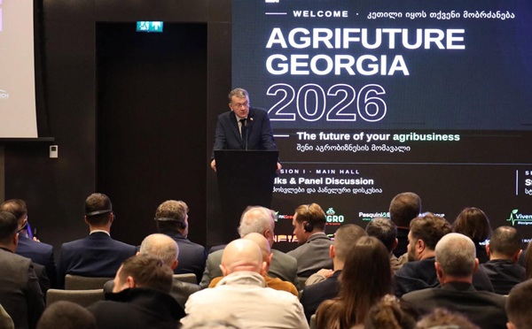 ლაშა დოლიძემ აგროკონფერენცია „AGRIFUTURE GEORGIA 2026“ გახსნა