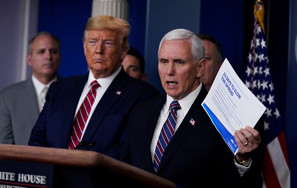 მაიკ პენსის აპარატის თანამშრომელს კორონავირუსი დაუდგინდა